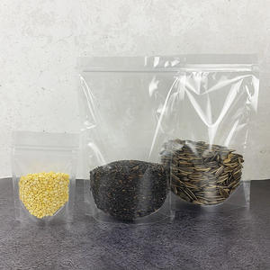 Sacs en plastique transparents à fermeture éclair, imprimés sur mesure, avec logo personnalisé, de qualité alimentaire, pour l'emballage d'aliments pour animaux et de chips. - Product Image 4