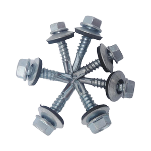 Hand acciaio al carbonio e in acciaio inox unità esagonale auto foratura lamiere viti #10X5/8 prezzo competitivo testa esagonale rondella - Product Image 1