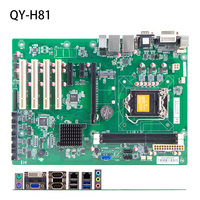 Carte mère industrielle ATX OEM/ODM avec ports E/S riches, emplacements PCIE et PCI variés, chipset H110, processeur de bureau 6-7e génération i3/i5/i7