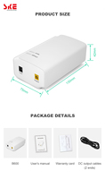 SKE Portable Mini DC 12v Input dan Output 30W Power Supply 2.5A Dengan Waktu Cadangan 6-8 Jam untuk Router Wifi