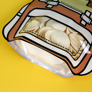 Die Cut School Shaped Ziplock Bag Child Gift Candy Packaging Storage Bag for Child Food Snack Bag Low MOQ - Product Image 5