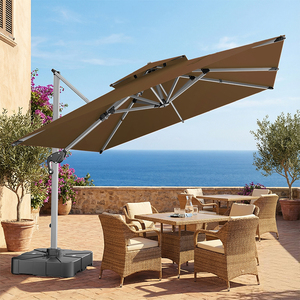 <span class=keywords><strong>Parasol</strong></span> de plage moderne en aluminium à énergie solaire, <span class=keywords><strong>parasol</strong></span> de luxe de 3 m, <span class=keywords><strong>parasol</strong></span> anti-moisson, <span class=keywords><strong>parasol</strong></span> de café, <span class=keywords><strong>grand</strong></span> mobilier de patio - Product Image 6