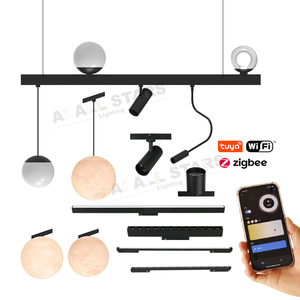 2 Fils Extrêmement Étroit 5mm Surface <span class=keywords><strong>Led</strong></span> Magnetic Track Lights Aluminum Magnetic Track Lights Rail System <span class=keywords><strong>Led</strong></span> Magnetic Light - Product Image 6