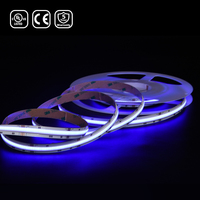 Bande lumineuse LED COB RVBW Dream Color adressable DC12V 24V Flexible RGBIC Tira Pixel Stripe Contrôle par application et vocal IP20