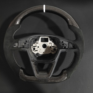 Volant en fibre de carbone très vendu pour SEAT Leon Mk3 FR <span class=keywords><strong>Cupra</strong></span> Ibiza Sports Volant Carbone Volante <span class=keywords><strong>Cupra</strong></span> - Product Image 1