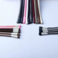 Cordons élastiques personnalisables de 5mm pour sweats à capuche et pantalons décontractés Lacets ronds en nylon coloré