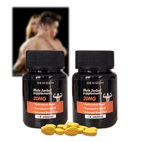 Comprimés de poudre de racine de maca biologique à marque privée d'usine avec ginseng, complément alimentaire, énergie forte, pilules de maca noire