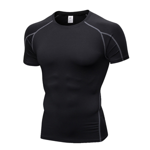 Fitspi-Camiseta de compresión 3d para hombre, ropa deportiva de manga larga para gimnasio, Top de Fitness de secado rápido, venta al por mayor - Product Image 3