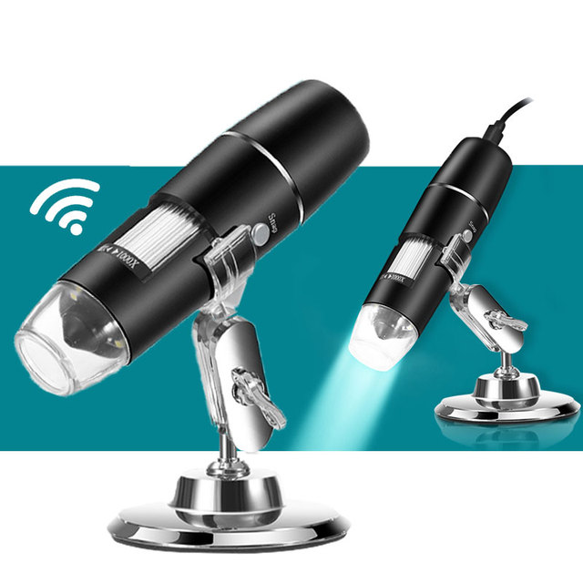 1000X HD Digital Magnifying Portable Wifi Wireless USB Industrial Electron Digital Microscope for Student