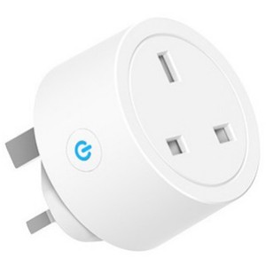 Smart Wi-Fi Enabled <b>Plug</b> <b>With</b> 1 Outlet 230V 13A Plastic Minimalist Design IP20 For Home Automation Wall <b>Switches</b> - Product Image 1