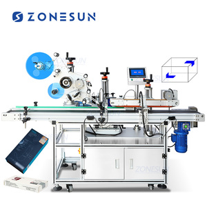 ZONESUN ZS-TB833R2 Étiqueteuse automatique double face pour coins de boîtes et cartons, machine d'étiquetage anti-effraction pour coins de boîtes - Product Image 1