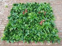 Fausses plantes murales en plastique écologique, 10 pièces, Diy, fausses plantes vertes, vertical, écologique, pour l'intérieur