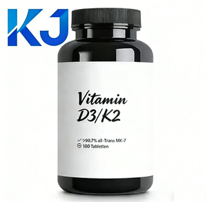 Cápsulas Vegetarianas de Vitamina K2 D3, Extracto Herbal, Sin Azúcar, Apoyo Energético, Inmunidad, Multivitamínico para Adultos, 60 Cápsulas - Product Image 1