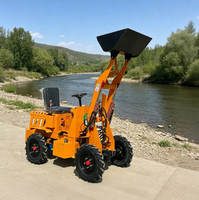 Multifunktionaler Kleiner Diesel-Lader Wartungsarmer Mini-Radlader für Landschaftsbau Landwirtschaft Kurzdistanz-Transport