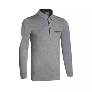 <span class=keywords><strong>Polo</strong></span> personalizzata a maniche lunghe con logo stampato t Shirt <span class=keywords><strong>Polo</strong></span> da <span class=keywords><strong>uomo</strong></span> in <span class=keywords><strong>cotone</strong></span> bianco a maniche lunghe - Product Image 6