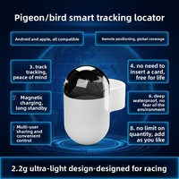 Mini traceur GPS Bluetooth ultra-léger 22g pour oiseaux et pigeons, localisation en temps réel, compatible Android