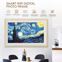 Écran LCD mural de 65 pouces NFT, cadre pour Photo, vidéo, jeu en toile, hd