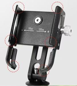 Support de vélo rotatif à 360 degrés, réglable en longueur, en aluminium, pour guidon de vélo, support de téléphone portable durable et léger à clipser pour l'extérieur - Product Image 5