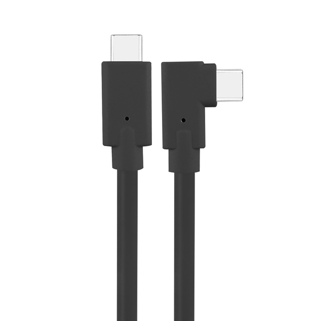 Factory High Speed 100w Usb c to 90Degree Usb c Cable Right Angle Design Type c Cable Fast Charging for Phone