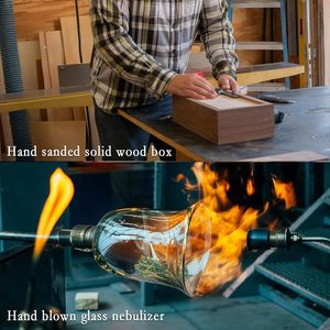 เครื่องพ่นละอองน้ำมันหอมระเหยแบบชาร์จไฟได้เครื่องพ่นกลิ่นไม้แบบไร้สายแบบพรีเมี่ยม - Product Image 5