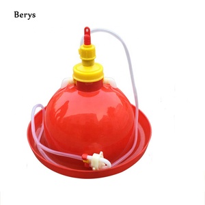 Abreuvoirs automatiques pour volailles Berys Plasson Bell <span class=keywords><strong>Poulet</strong></span> & Caille Nouveaux Rouge/Jaune/Blanc BYS-D008 - Product Image 1