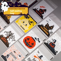 Sac d'emballage recyclable OPP PP pour la pâtisserie d'Halloween et de Noël, pour les gâteaux de lune, les aliments, les bijoux, les bonbons, les collations, les animaux de compagnie, les chips