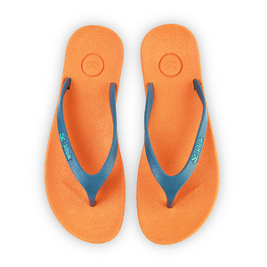 Sandalias Naranjas Vibrantes para Mujer con Soporte de Arco en la Plantilla, Ideales para la Playa y Vacaciones - Product Image 4