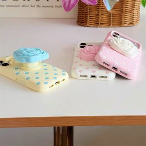<span class=keywords><strong>Funda</strong></span> de silicona con diseño de flores 3D y puntos, con correa de muñeca, para <span class=keywords><strong>iPhone</strong></span> 17, 16, 15, <span class=keywords><strong>14</strong></span>, 13 <span class=keywords><strong>Pro</strong></span> <span class=keywords><strong>Max</strong></span> - Product Image 6