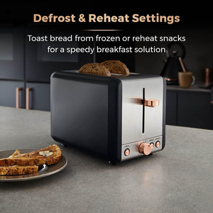 Home Stainless Steel Electric Toaster Extra-wide Slots for Thick Bread & Bagels Multifunctional Sandwich <b>Breakfast</b> <b>Maker</b> - Product Image 5