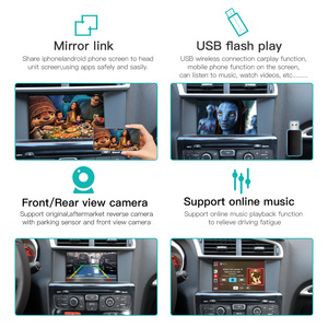 Antarmuka Nirkabel Autoabc Carplay Android Kamera Belakang Elektronik Mobil Autoabc untuk Sistem Peugeot 308 3008 208 508 SMEG & MRN - Product Image 3