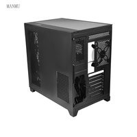 MANMU High Popular Gamer CPU Desktop Case Transparent USB 3.0 Full Tower ATX PC Case Micro Computer Towers in Stock