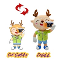 OEM ODM Faible MOQ Personnalisé Peluche Dessin Animé Mignonne Poupée Sac à Dos Porte-clés Coussin Animal en Peluche Jouet Coton PP Conception Personnalisée