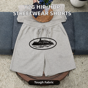 <span class=keywords><strong>Pantaloni</strong></span> sportivi Casual High Street Hip-Hop da <span class=keywords><strong>uomo</strong></span> Slim Fit a vita media piatto davanti a forma dritta ampia vestibilità affusolata personalizzabile - Product Image 2