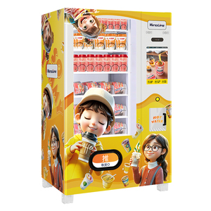 Hot bán tự động cốc mì ăn nhẹ uống Máy bán hàng tự động với nước nóng thực phẩm ngay lập tức màn hình cảm ứng chức năng - Product Image 1