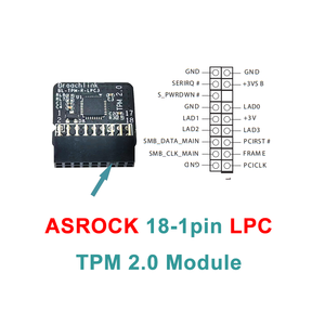 Módulo de Seguridad de Encriptación TPM 2.0 para Placas Base <span class=keywords><strong>MSI</strong></span>/GIGABYTE/ASROCK/ASUS/x99, Módulo TPM 2.0 SPI/LPC de 12/14/18/20 Pines para PC - Product Image 4