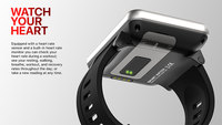 DM100 2,86 ''Pantalla táctil 2880 Gran capacidad 4G Red completa Android 7,1 Tarjeta SIM Reloj inteligente GPS WiFI Reloj deportivo al aire libre.