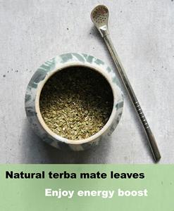 Té <span class=keywords><strong>Yerba</strong></span> Mate Té fresco y sin polvo 100% Certificado orgánico No OGM que contiene cafeína Adelgazante - Product Image 2