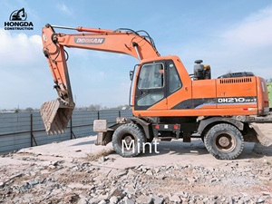 Excavatrice d'occasion Doosan Excavatrice sur pneus DH210W-7 à vendre Doosan 210 Fabriqué en Corée à vendre à bas prix - Product Image 3