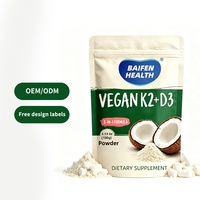 Vitamina K2 D3 en Polvo de 100g, Marca Privada OEM/ODM, Favorece el Mantenimiento y Cuidado Óseo a Largo Plazo