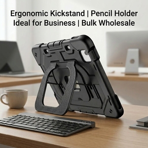 เคสกันกระแทกแบบหนาพร้อมที่จับและขาตั้งสำหรับ iPad Air 4/5 11 นิ้ว Pro 11 นิ้ว รุ่นที่ 1-4 ขายส่งจำนวนมาก - Product Image 5