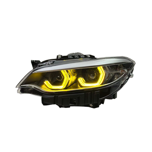 SJC Dual Color Headlight for BMW 2 Series M2 F87 F22 CSL 2014-2017 Headlights Daytime <strong>Running</strong> <strong>Light</strong> Yellow and White DRL - Product Image 5