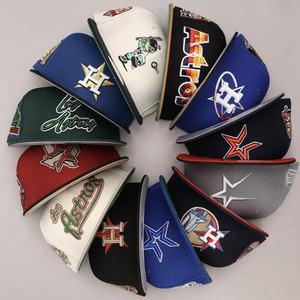 Casquette de baseball snapback en toile, broderie 3D originale de qualité 5A, logo lettre, style <span class=keywords><strong>sport</strong></span>, extérieur, mode hip-hop, vente en gros - Product Image 2