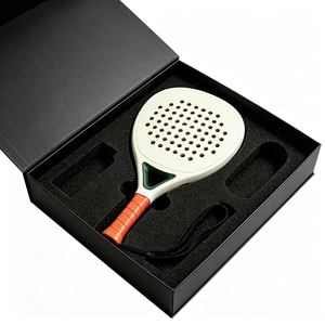 Raqueta de Pádel con Logotipo Personalizado, Raqueta de Pádel de Carbono Completo, Impresión de Logotipo de Marca Personalizada para Entrenamiento Profesional de Pádel - Product Image 5