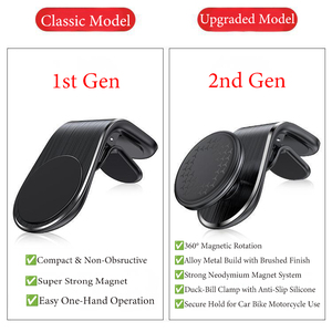 Supporto Magnetico per Telefono in Lega, Rotazione a 360 Gradi per Cruscotto Auto e Moto, Compatibile con Dispositivi da 3.5-6 Pollici - Product Image 4