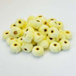 <b>Plush</b> Beads Wholesale 16mm <b>Large</b> Hole Mini Cute <b>Plush</b> Ball with Hole Jewelry Making - Product Image 6