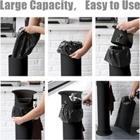 Sacs poubelles pour boîte à expresso verticale, sacs poubelles commerciaux de grande taille pour bar, cuisine, bureau, boîte à marc de café