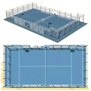 Tennis Court 10*20M Full Panoramic Padel Court Outdoor Panoramic Padel Court