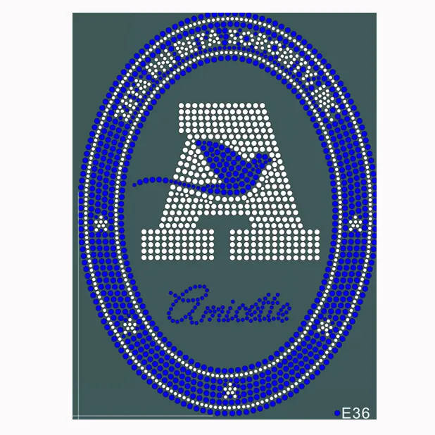 Custom bling Zeta Phi Beta Sorority round design heat transfer in rhinestones for kids garment