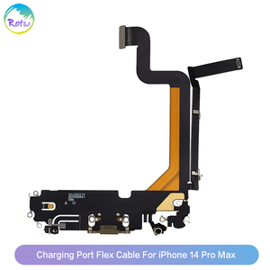 สายชาร์จแบบยืดหยุ่นสำหรับเปลี่ยนอะไหล่ iPhone 14 Pro Max ช่องเสียบ USB-C พร้อมไมโครโฟนและเสาอากาศ - Product Image 3