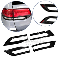 Cadre de feu arrière ABS, accessoire pour voiture, pour Jeep Grand Cherokee WK2, 2014, 2015, 2016, 2017, 2018, 2019, 2020, 2021
